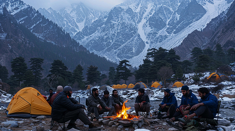 Camping in chopta 2